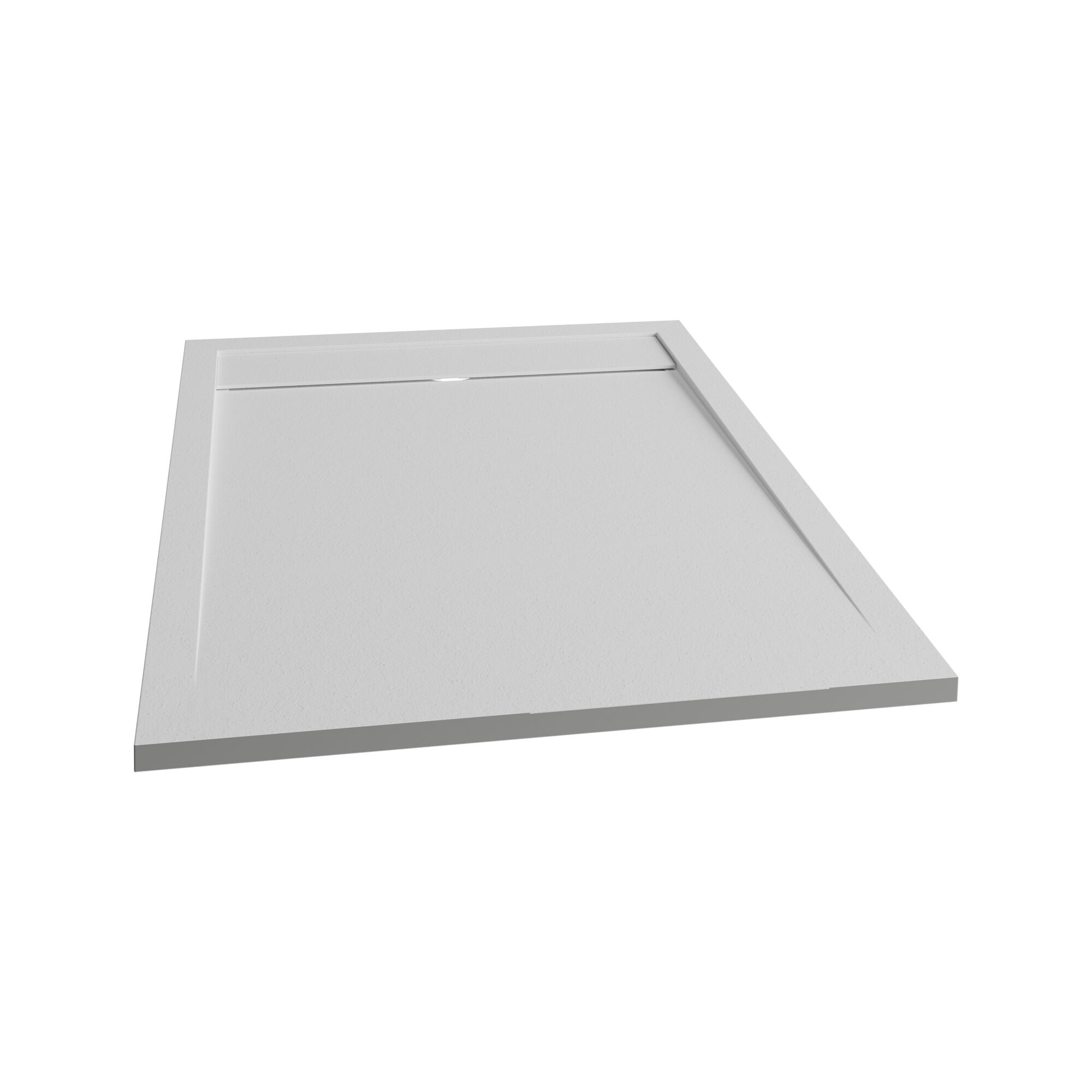 Duschwanne 'Lineastone' weiß 80 x 100 cm