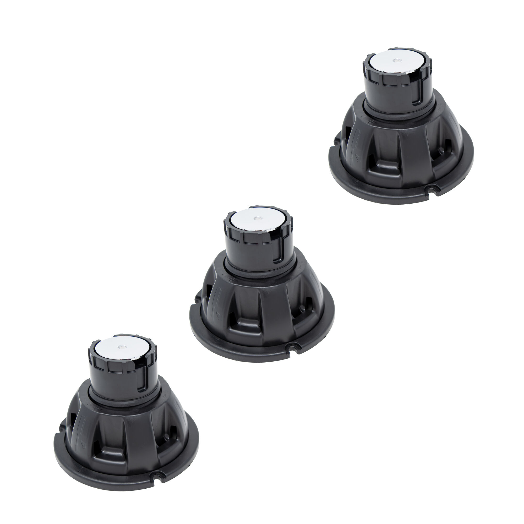 Unterbaufuß-Set für höhenverstellbar 90 - 112 mm 3-teilig