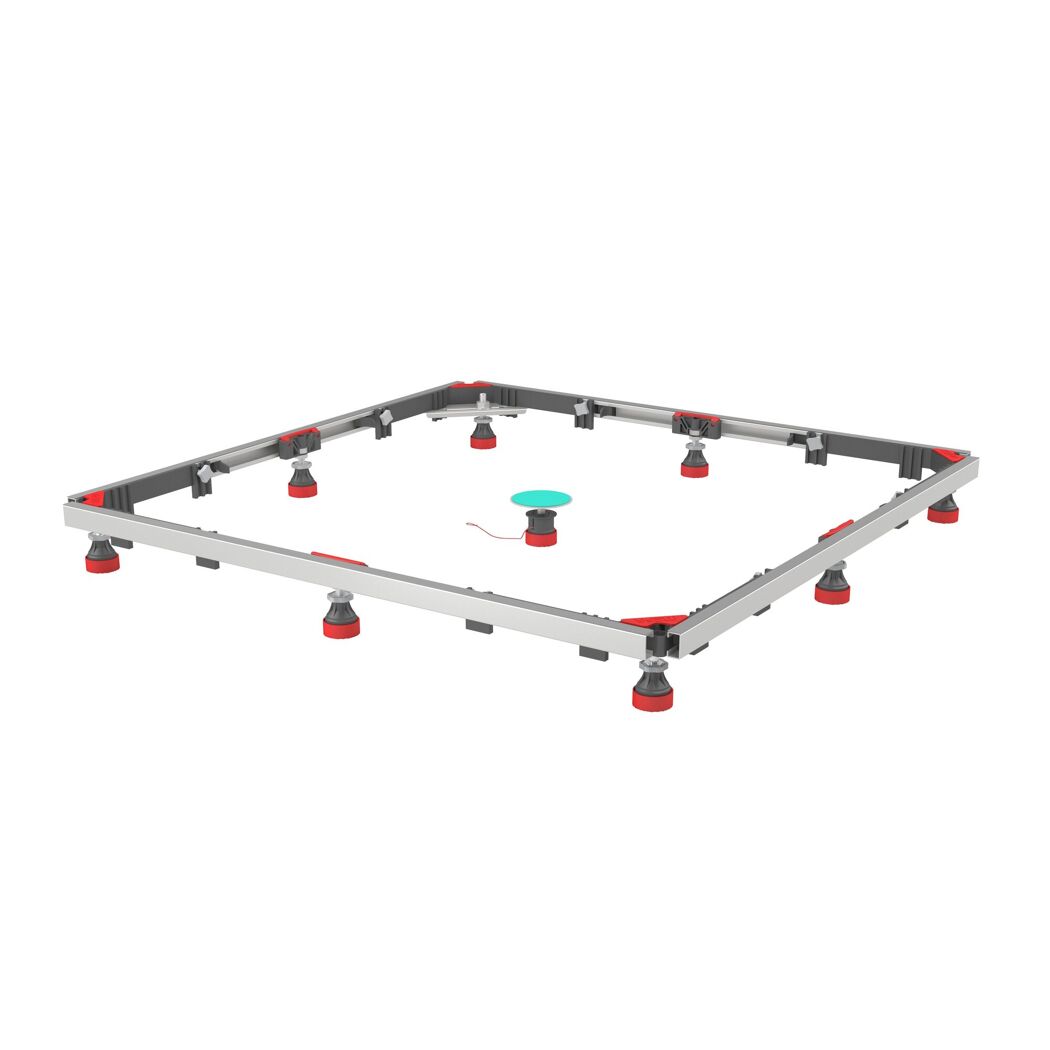 Einbaurahmen für Duschwanne höhenverstellbar 75-120 x 75-120 cm
