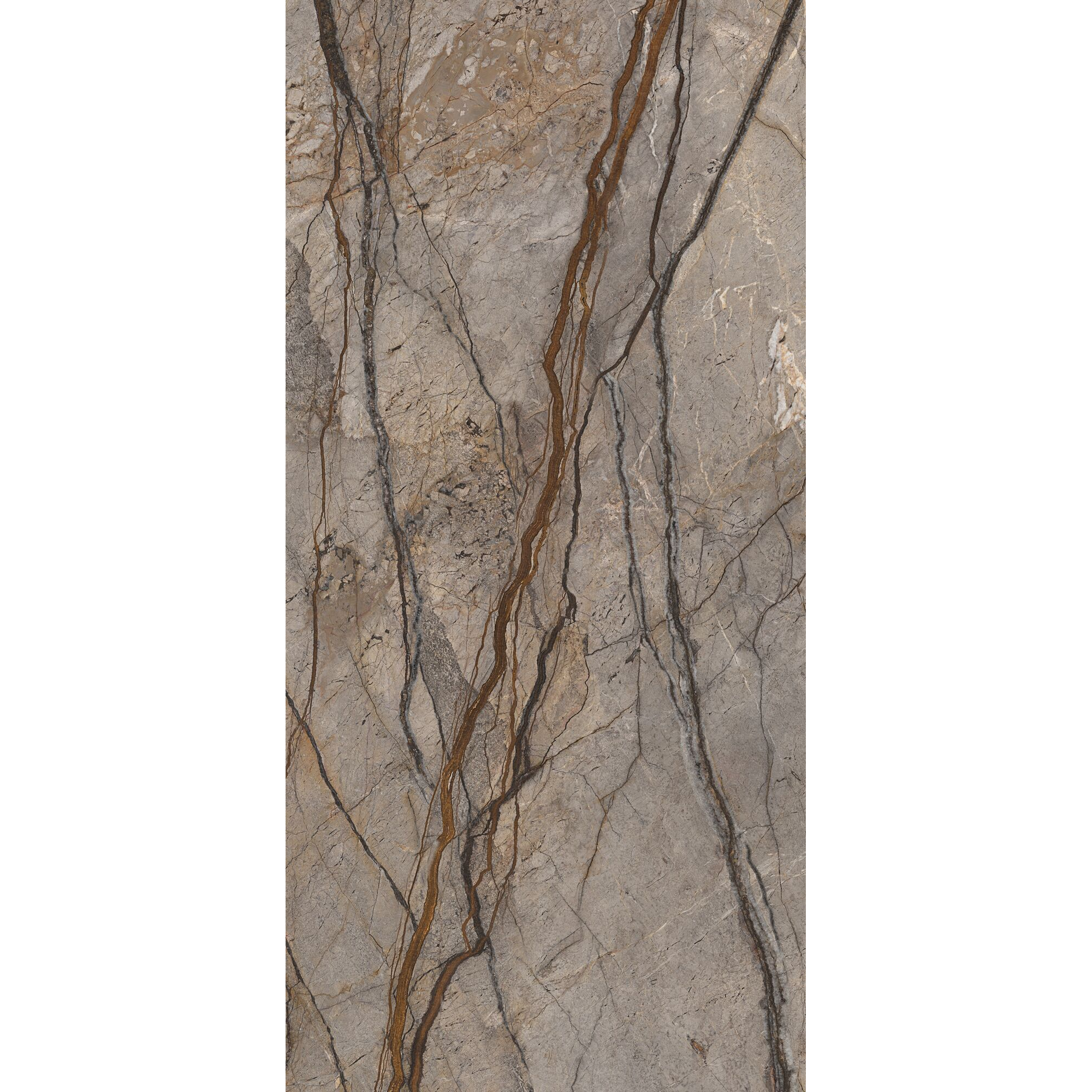 Duschrückwand 'DecoDesign' kastanienfarben 100 x 210 cm