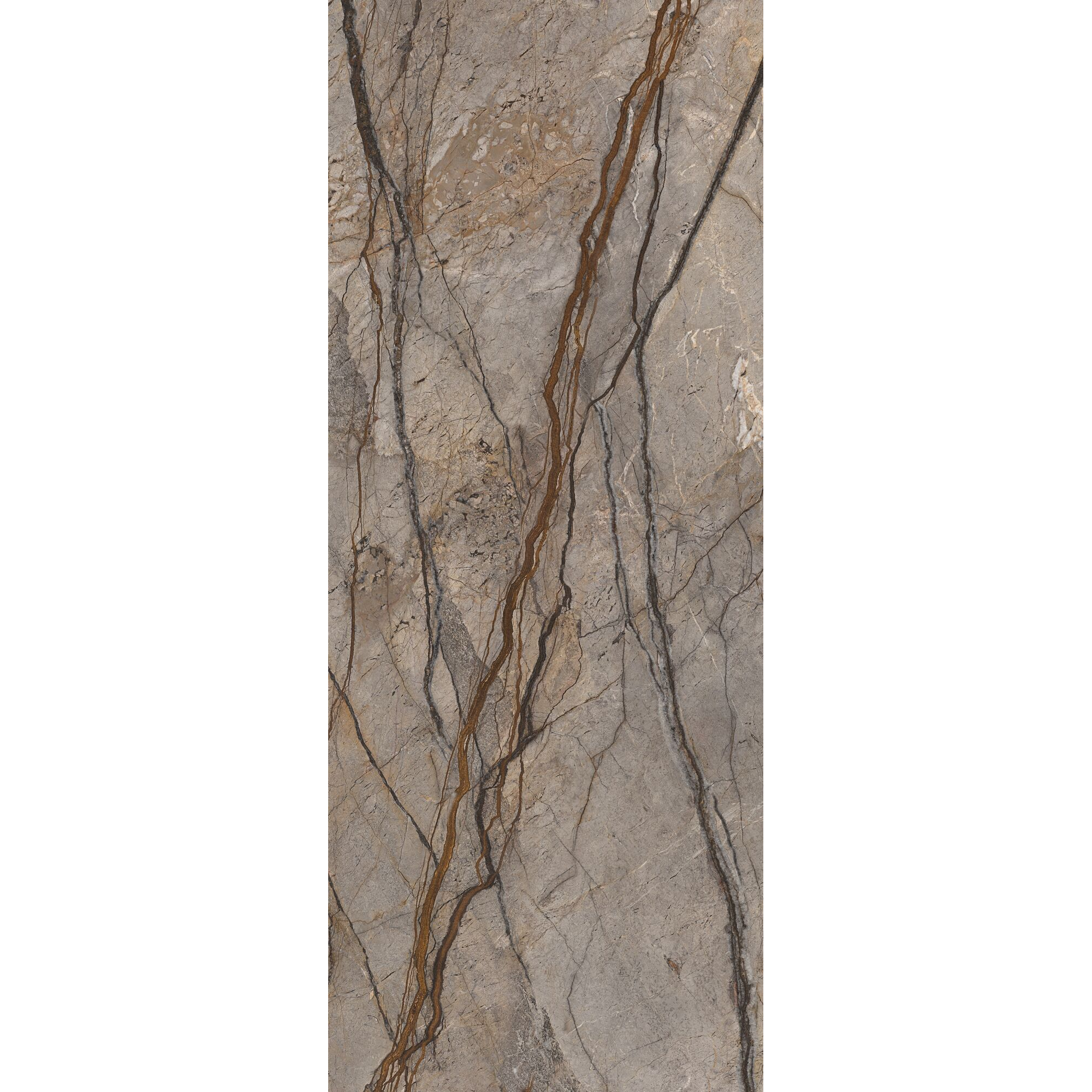 Duschrückwand 'DecoDesign' kastanienfarben 100 x 255 cm