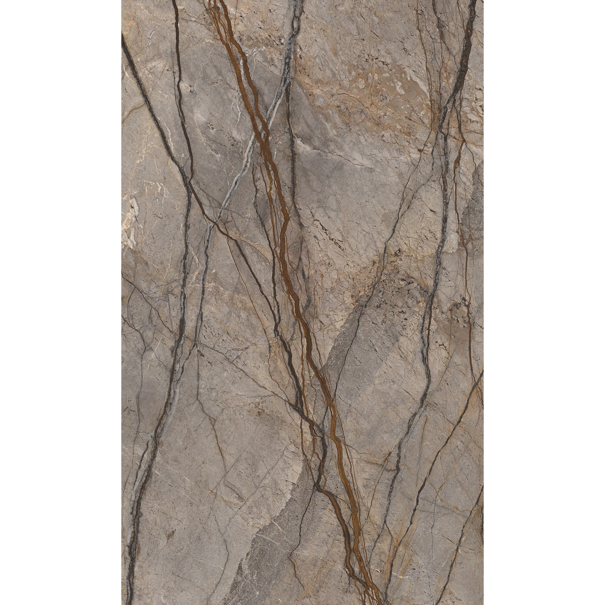 Duschrückwand 'DecoDesign' kastanienfarben 150 x 255 cm