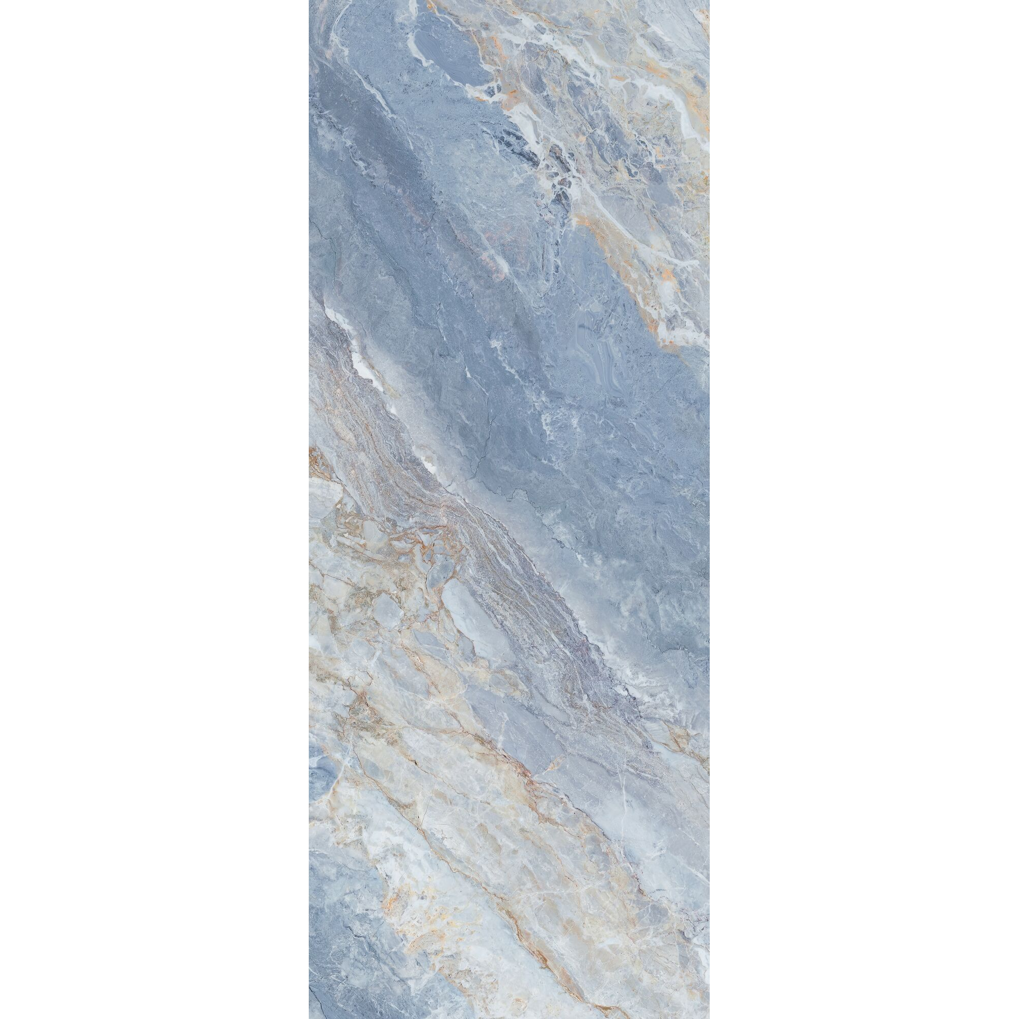 Duschrückwand 'DecoDesign' marmor-himmelblau 100 x 255 cm