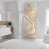 Duschrückwand 'DecoDesign' cremefarben 100 x 255 cm