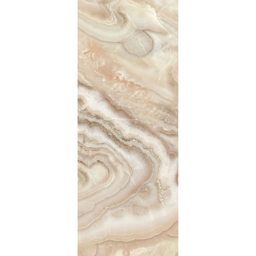 Duschrückwand 'DecoDesign' cremefarben 100 x 255 cm