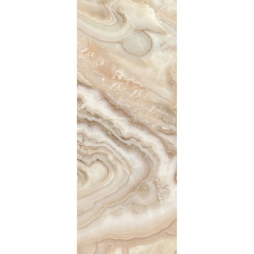 Duschrückwand 'DecoDesign' cremefarben 100 x 255 cm
