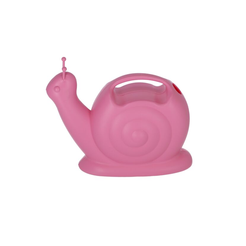 Gießkanne 'Schnecke' Kunststoff rosa 1,88 l