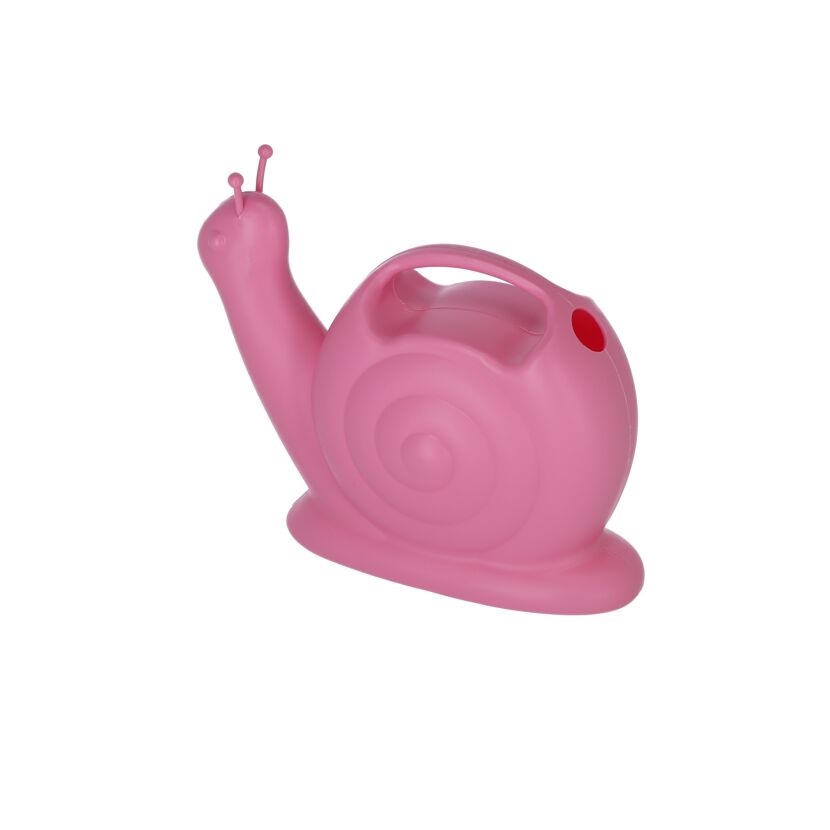 Gießkanne 'Schnecke' Kunststoff rosa 1,88 l