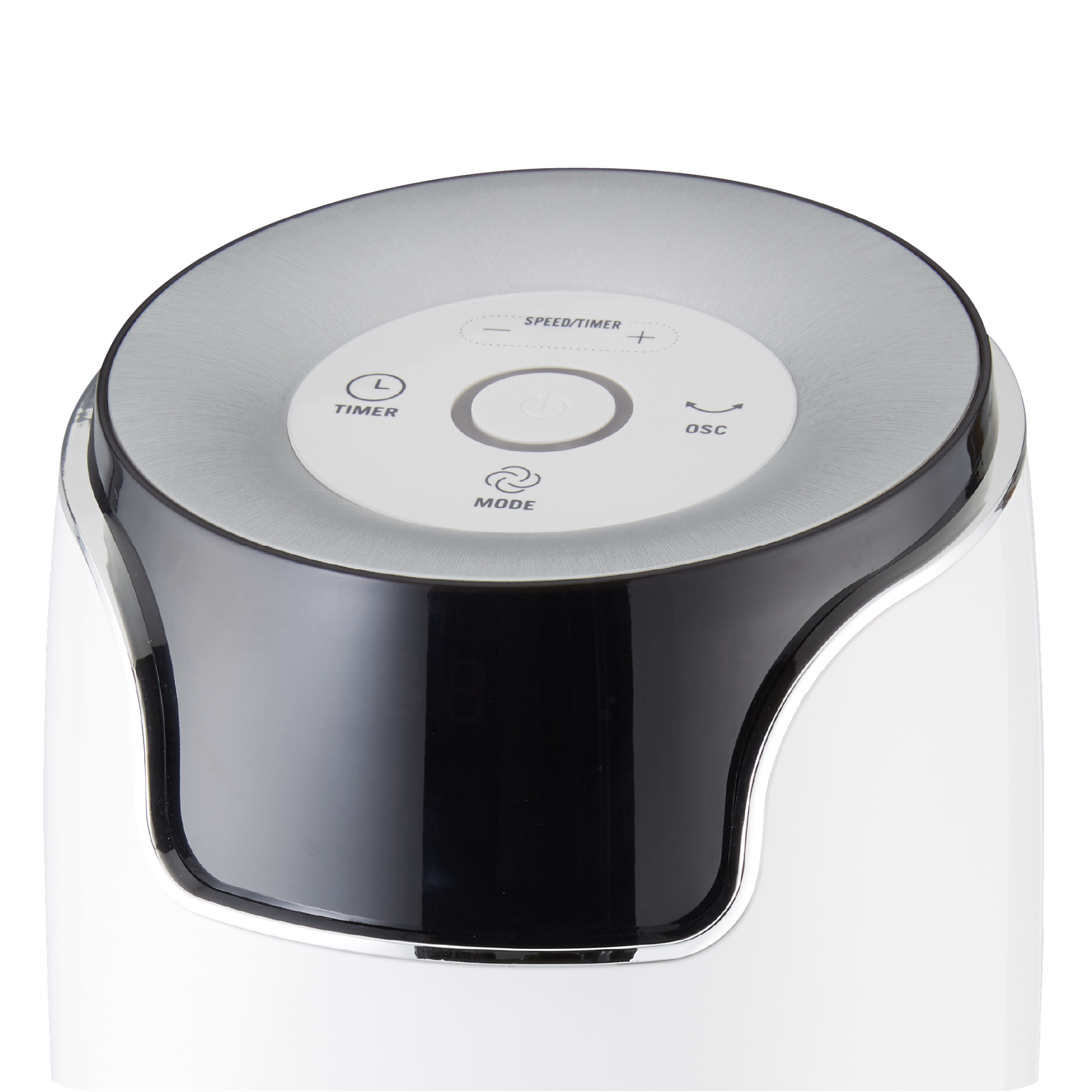 Turmventilator weiß/schwarz Ø 32 x 111 cm