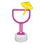 USB-Tischleuchte 'Cocktail' Kunststoff, pink, gelb 15 x 30 cm