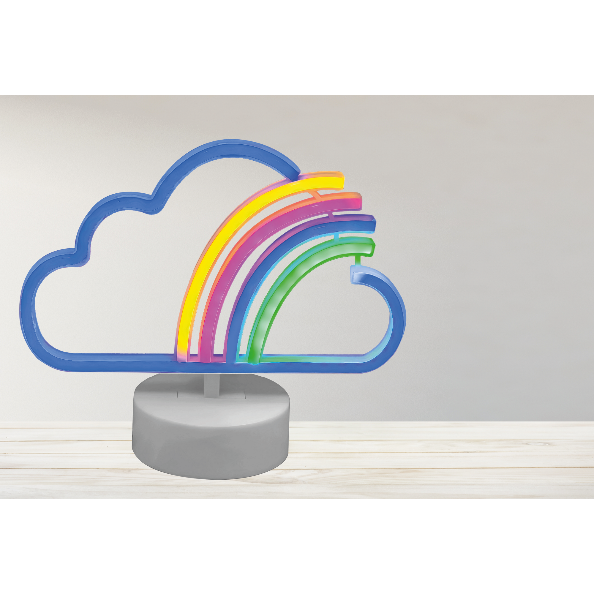 USB-Tischleuchte 'Regenbogen' Kunststoff 23,5 x 20 cm