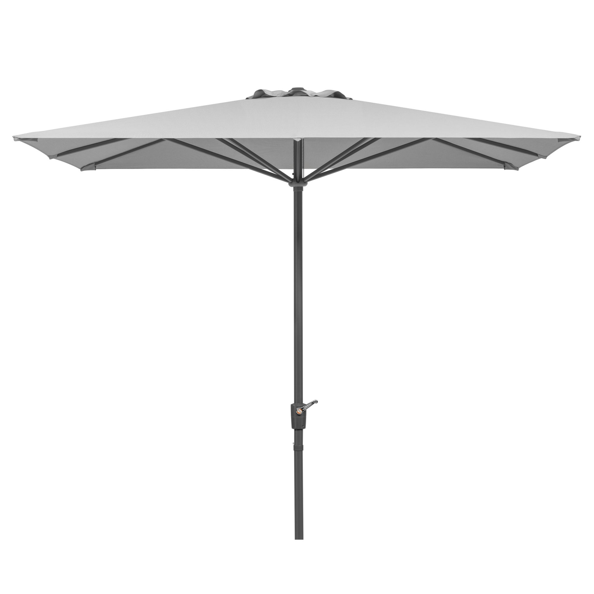 Marktschirm 'Korsika' silbern 270 x 270 cm