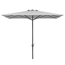 Marktschirm 'Korsika' silbern 270 x 270 cm