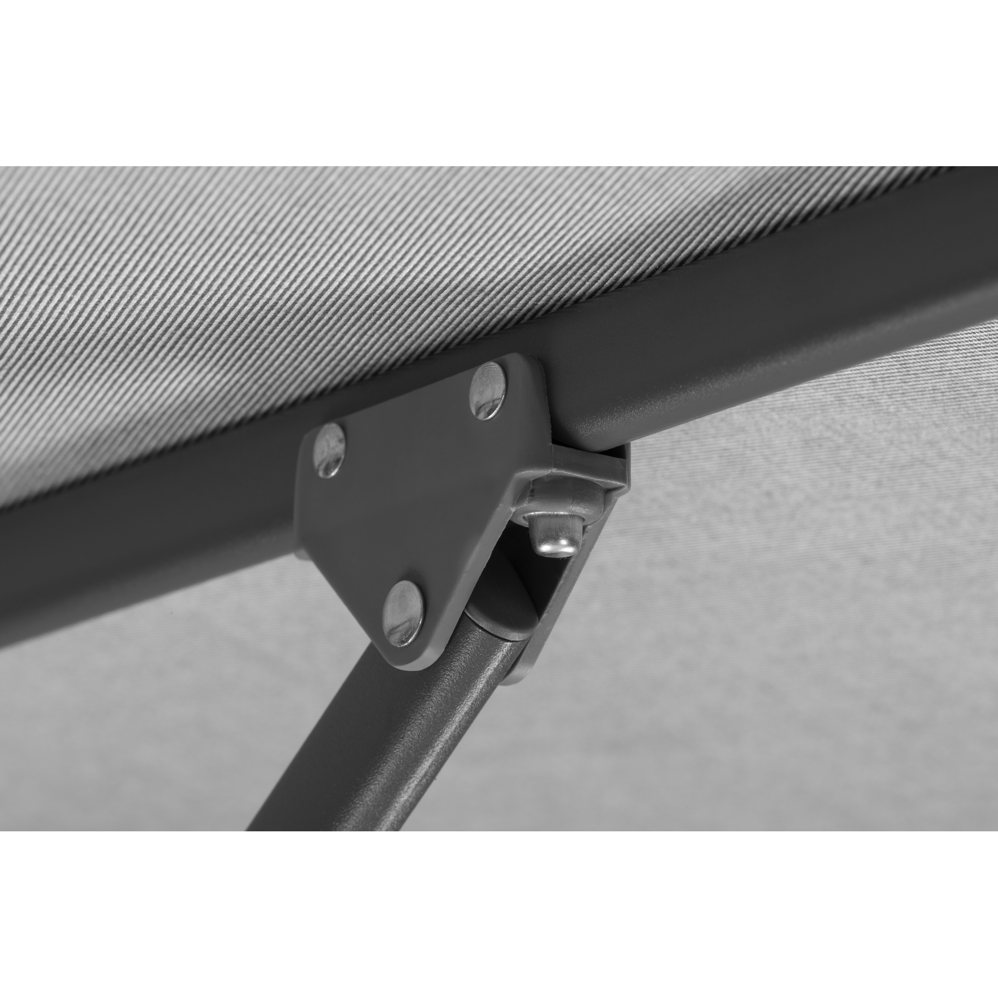 Marktschirm 'Korsika' silbern 270 x 270 cm