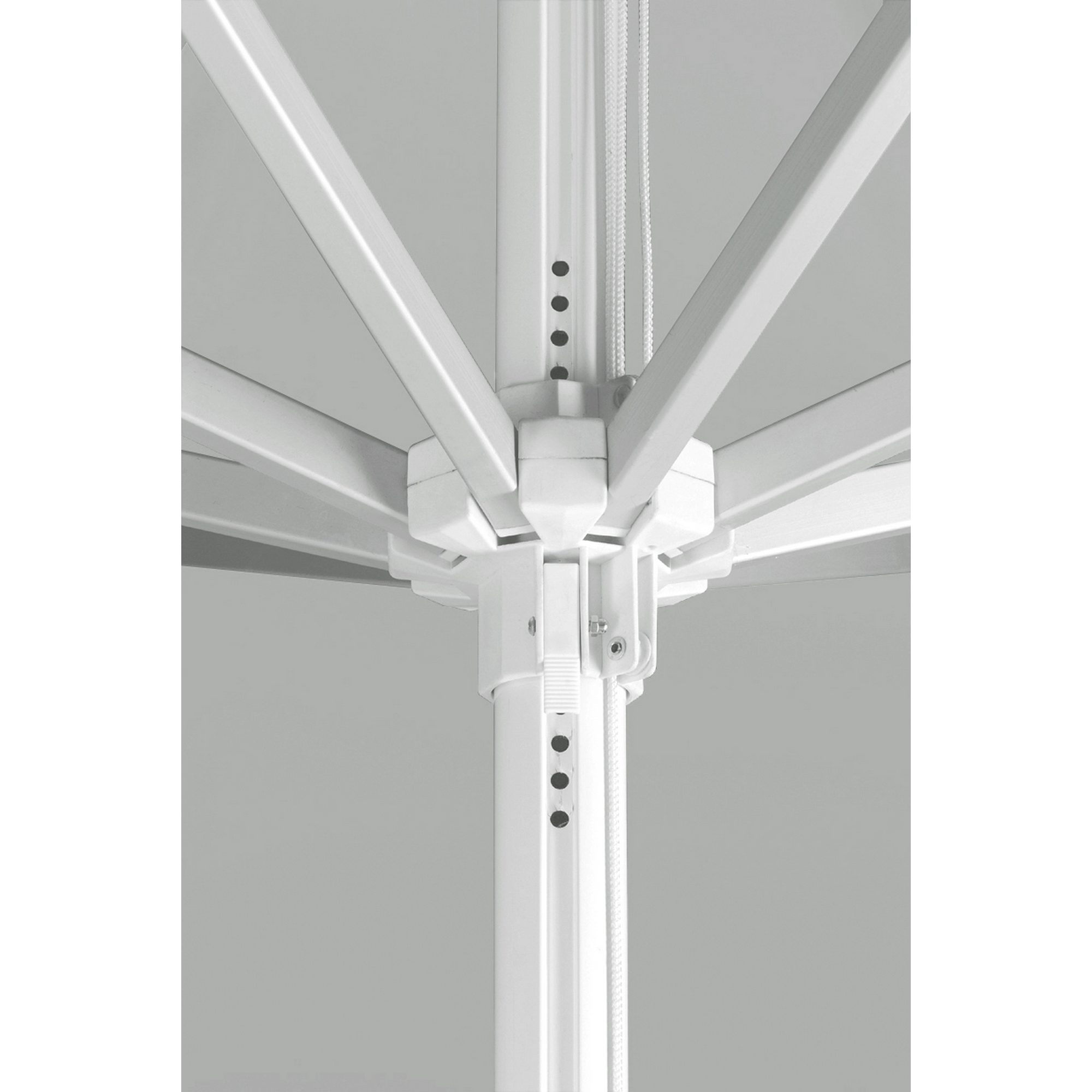 Marktschirm 'Jumbo' hellgrau Ø 300 cm