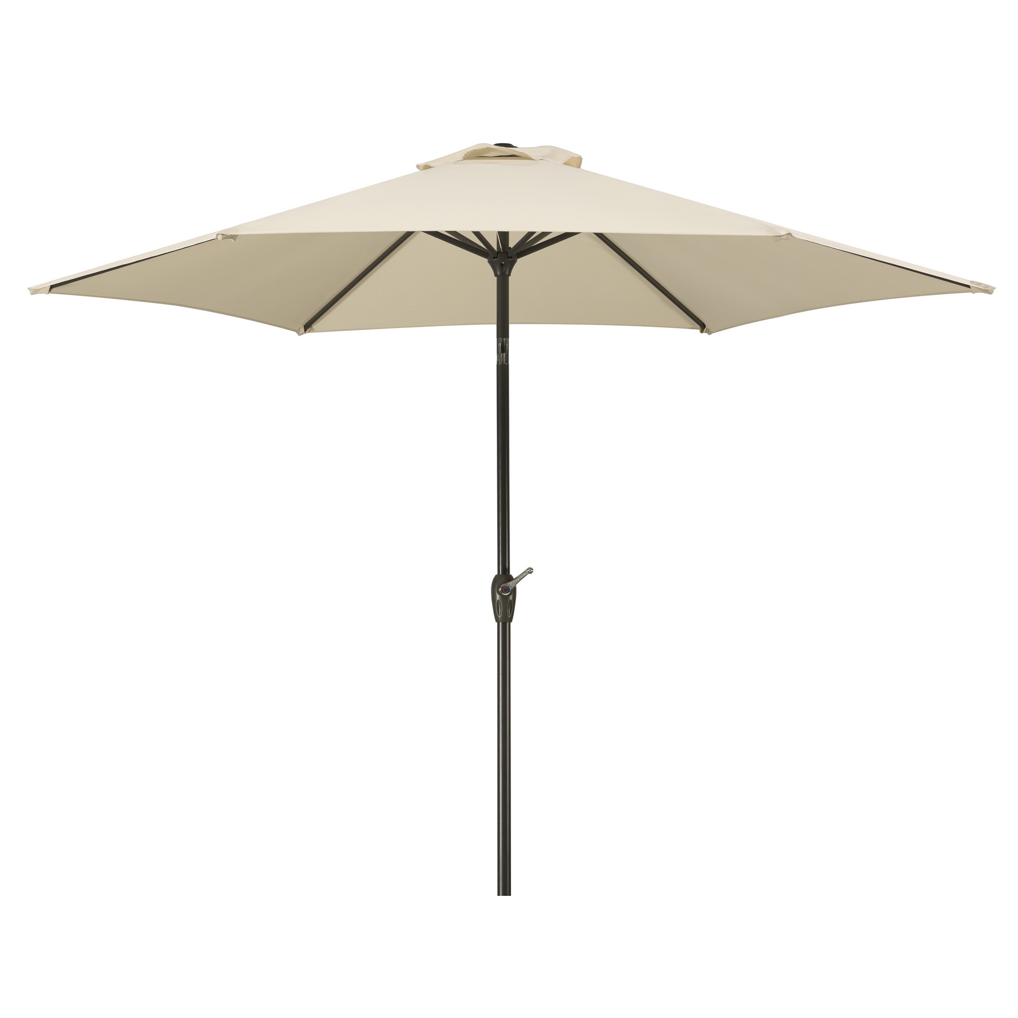 Marktschirm 'Napoli' naturfarben Ø 270 cm