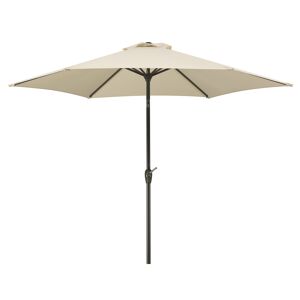 Marktschirm 'Napoli' naturfarben Ø 270 cm