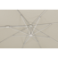 Ampelschirm 'Rhodos Twist Comfy' naturfarben 300 x 300 cm