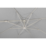 Ampelschirm 'Rhodos Twist Comfy' greige 300 x 300 cm