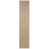 Akustikpaneel 'Quanti' Eiche Vlies grau 2440 x 520 x 18 mm
