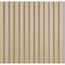Akustikpaneel 'Quanti' Eiche Vlies grau 2440 x 520 x 18 mm