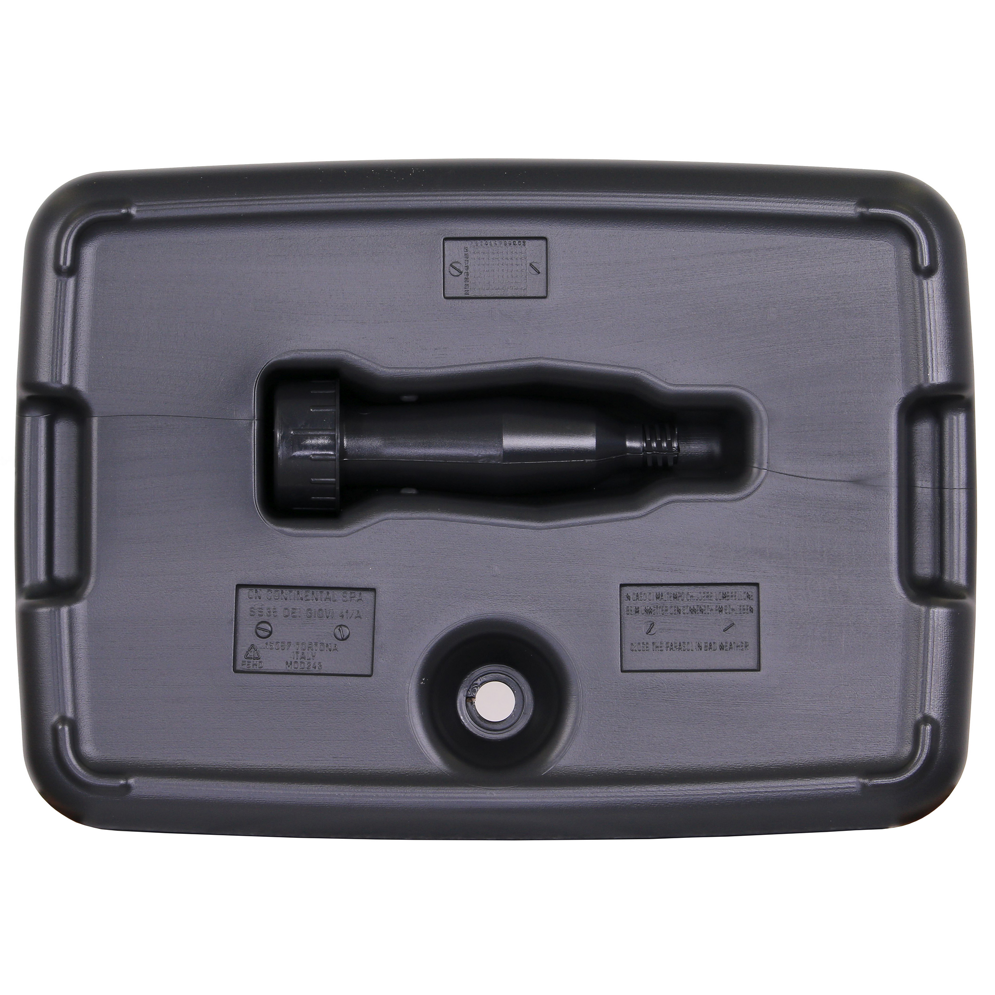 Balkonschirmständer Kunststoff anthrazit 25 l