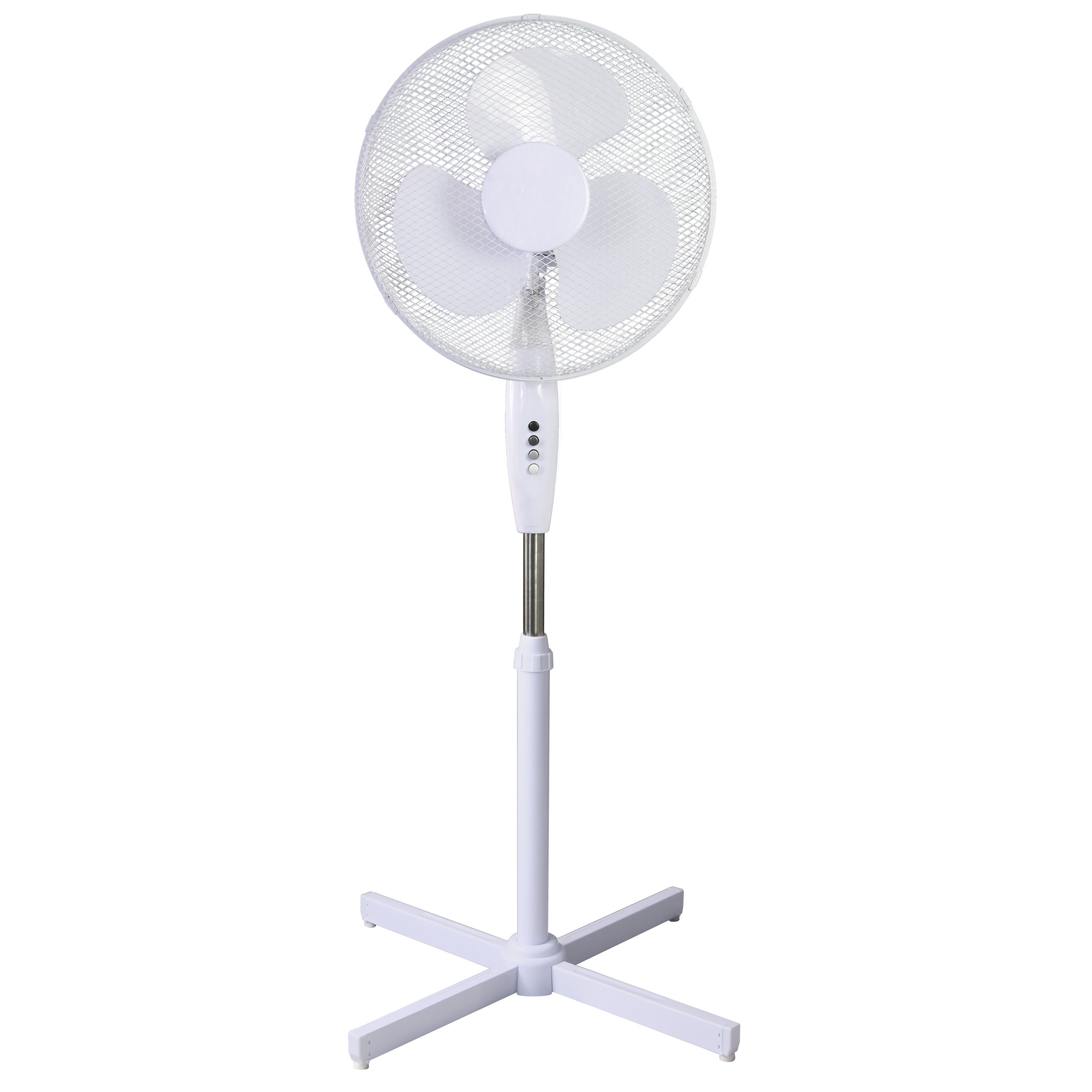 Standventilator weiß oszillierend Ø 43 x 110-125 cm