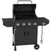 Gasgrill 'Laredo' schwarz 123,5 x 107,5 x 52 cm