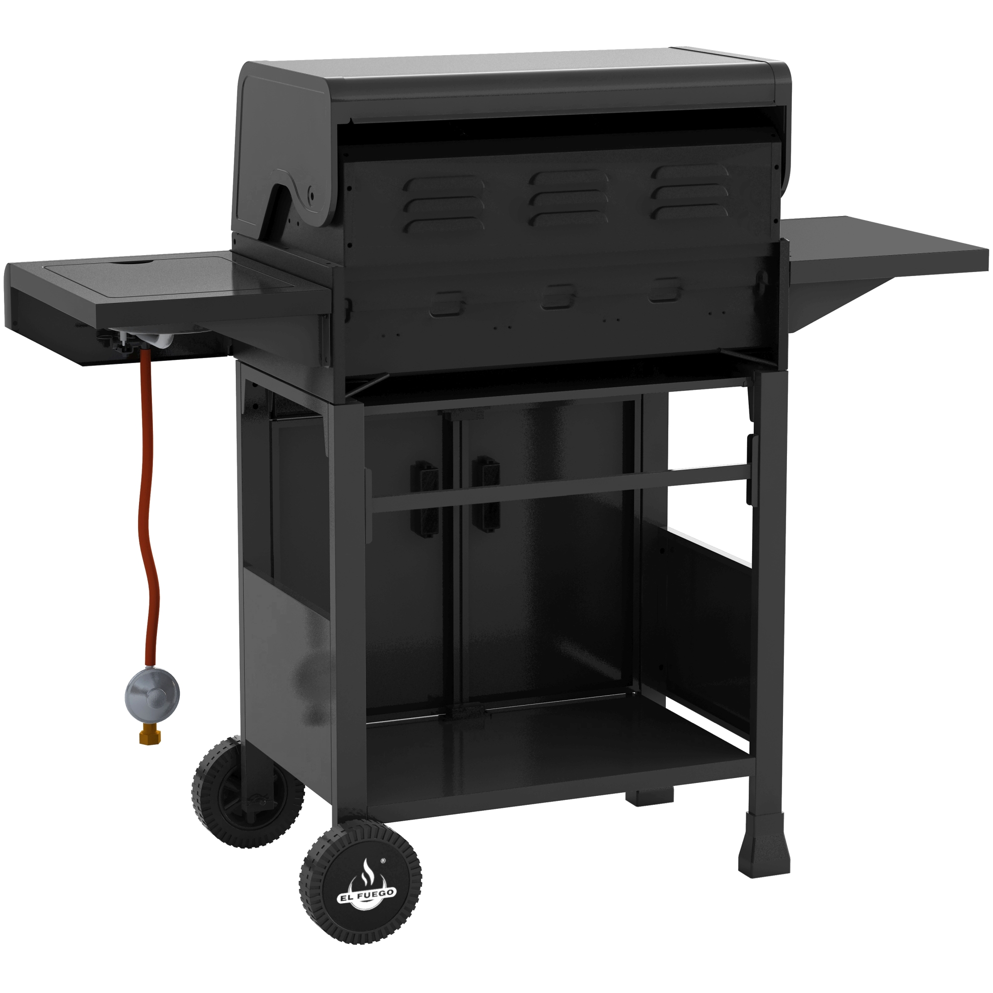 Gasgrill 'Laredo' schwarz 123,5 x 107,5 x 52 cm