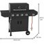 Gasgrill 'Laredo' schwarz 123,5 x 107,5 x 52 cm