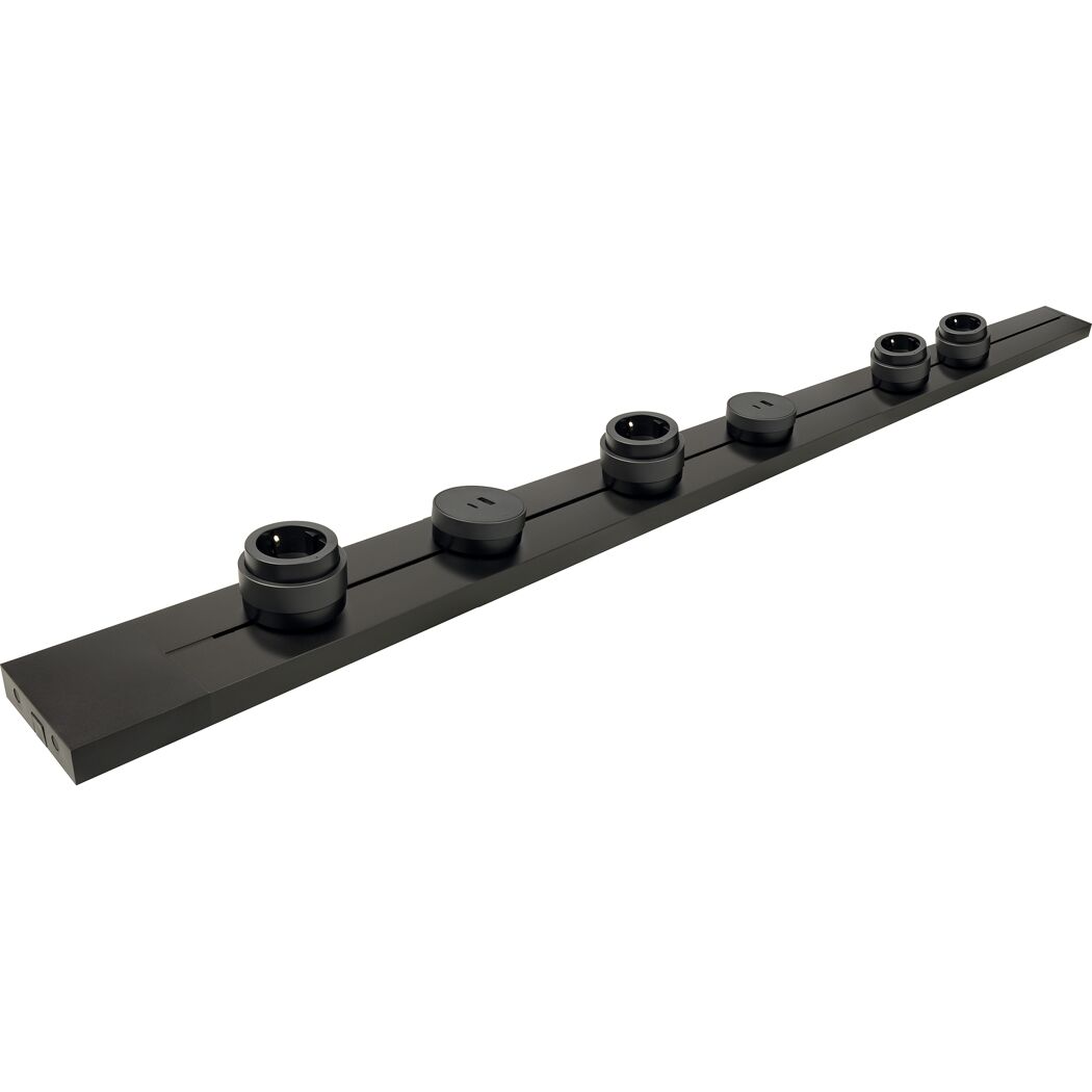 Modulare Stromschiene schwarz 1000 mm