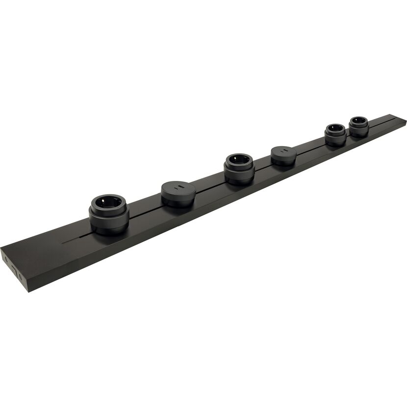 Modulare Stromschiene schwarz 1000 mm