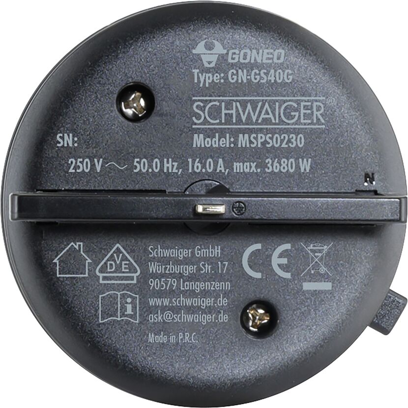 Steckdosen-Adapter für Stromschienen schwarz 230 V