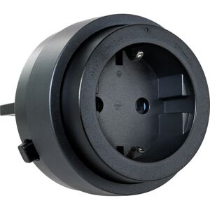 Steckdosen-Adapter für Stromschienen schwarz 230 V