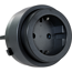 Steckdosen-Adapter für Stromschienen schwarz 230 V