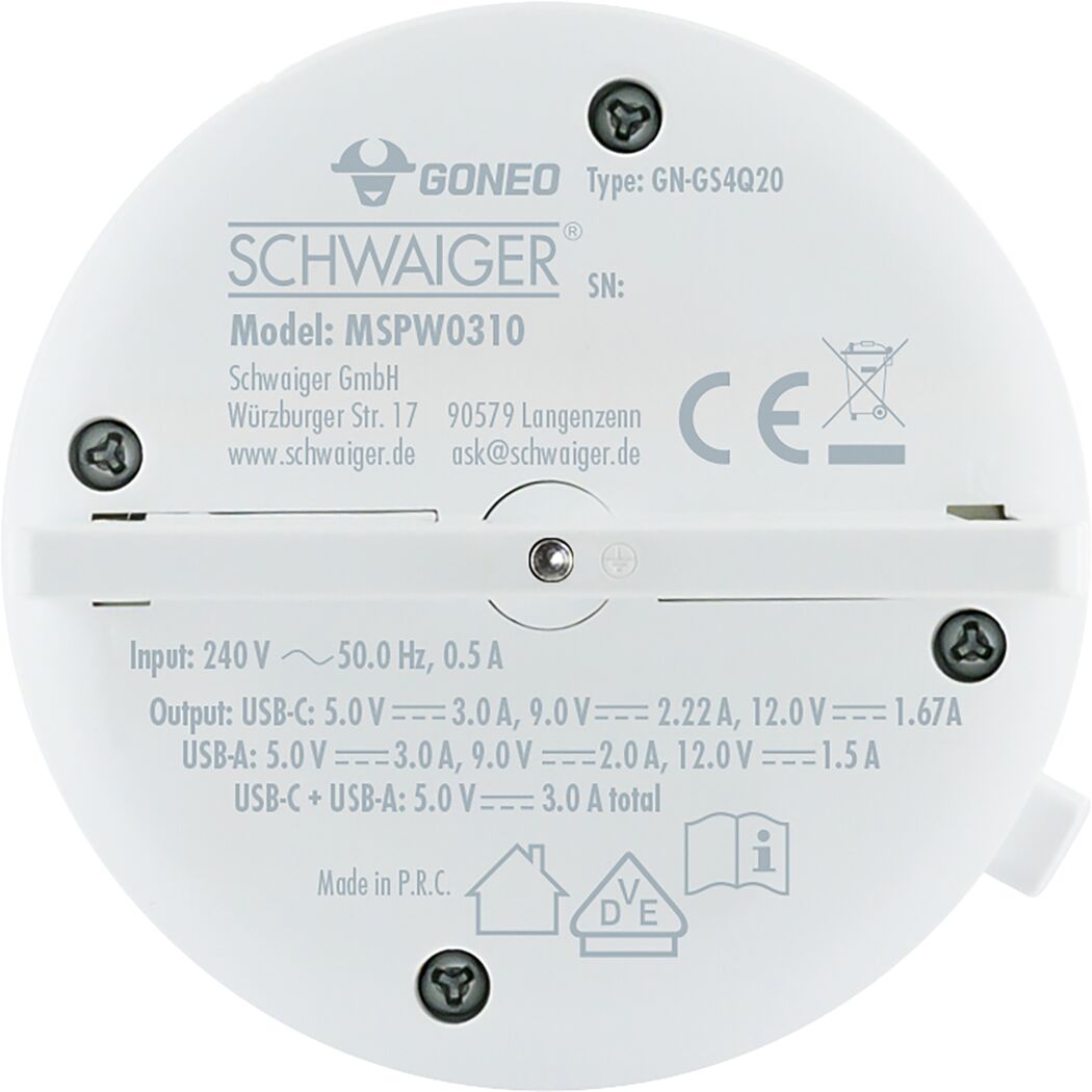 USB-Adapter für Stromschienen