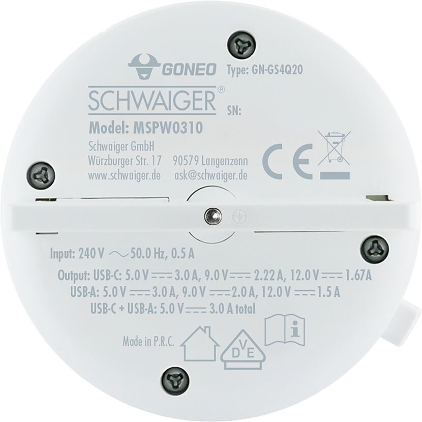 USB-Adapter für Stromschienen