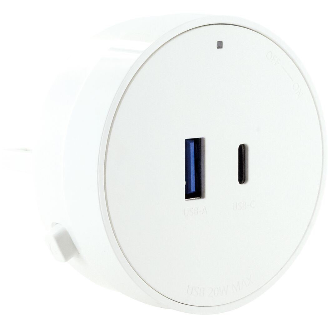 USB-Adapter für Stromschienen