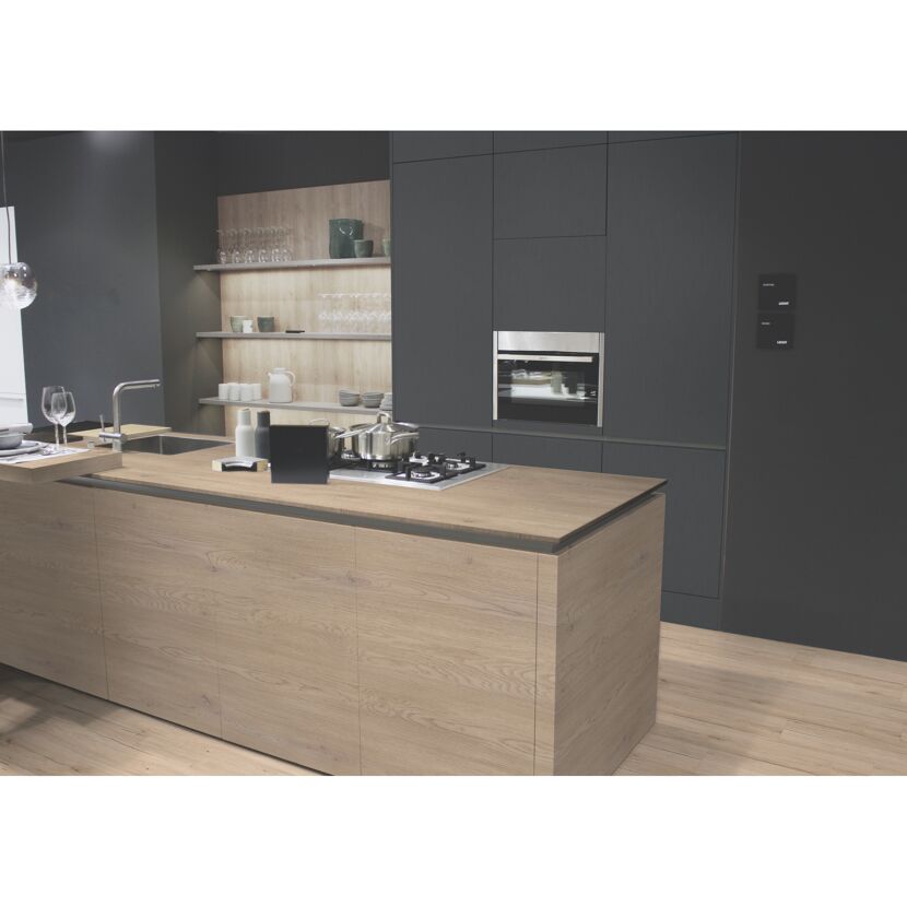 Arbeitsplatte 'Eiche Cremona Cotta K2737' holzfarben/braun 600 x 4100 x 38 mm