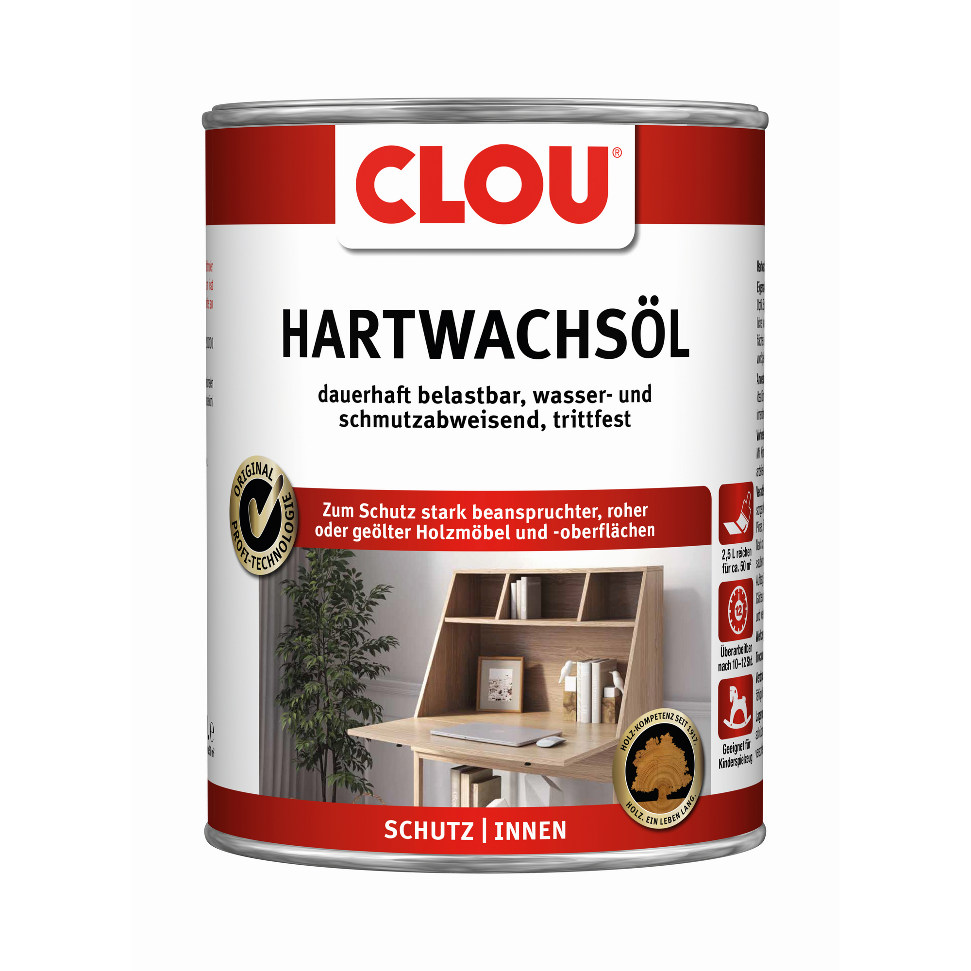Hartwachs-Öl farblos 2,5 l