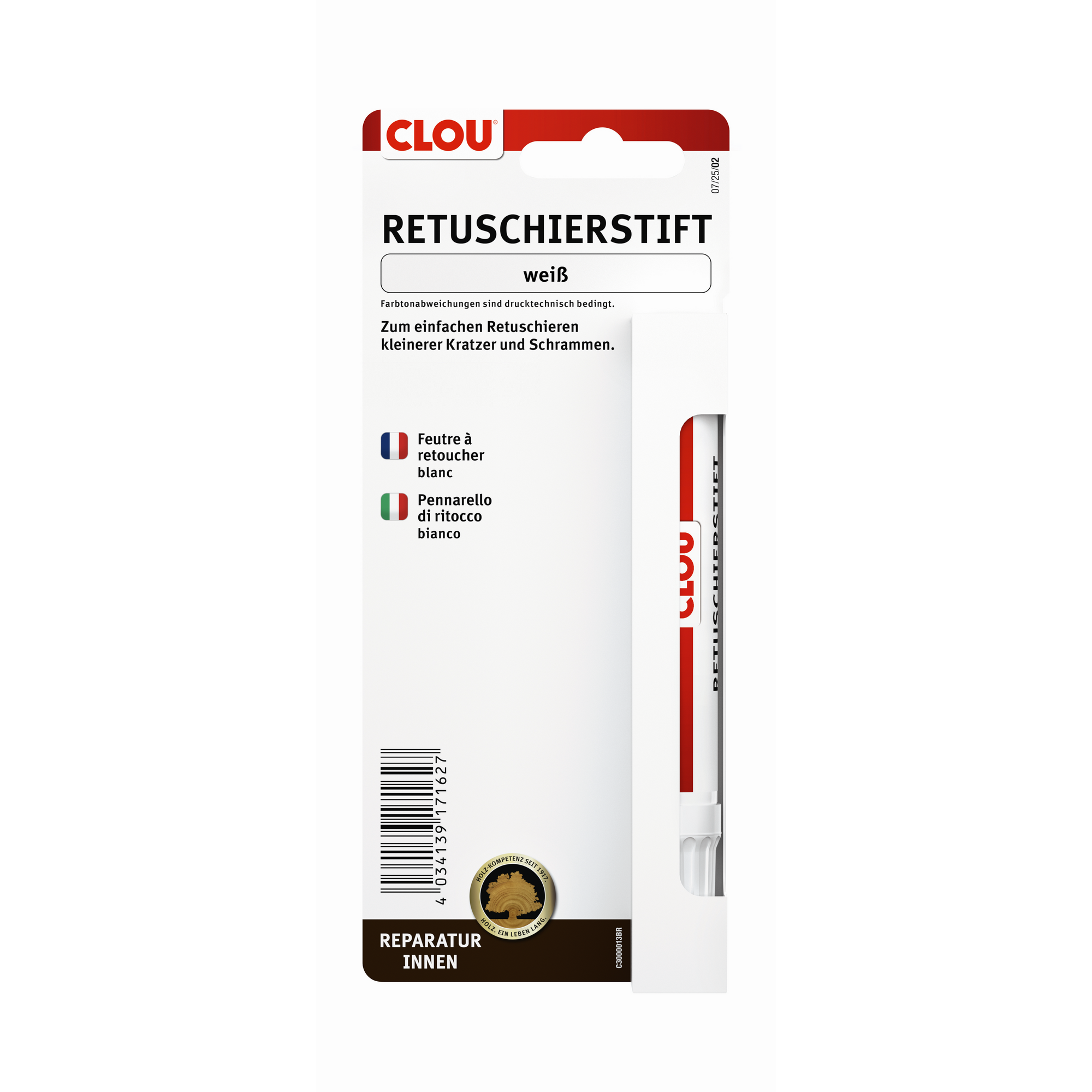 Retuschierstift weiß