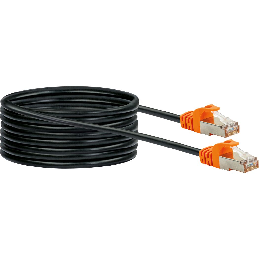 Netzwerkkabel 'CAT 7' schwarz 10 m