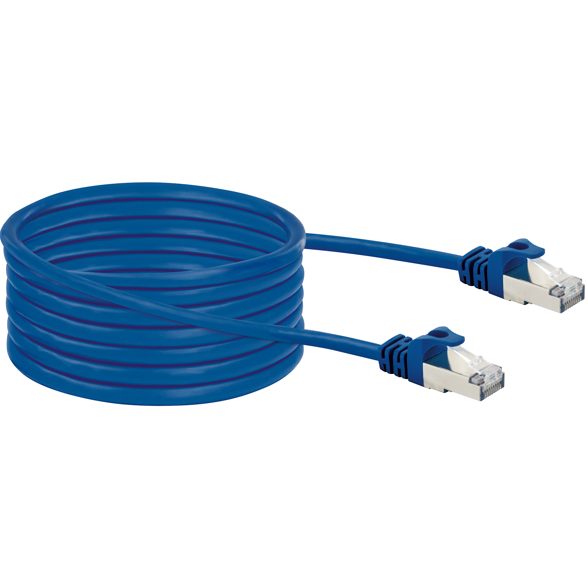 Netzwerkkabel 'CAT 8' blau 10 m
