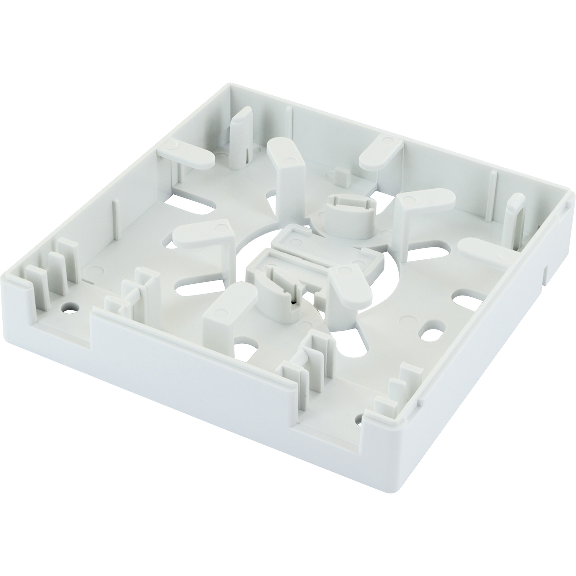 Leergehäuse für Glasfaser 2-fach