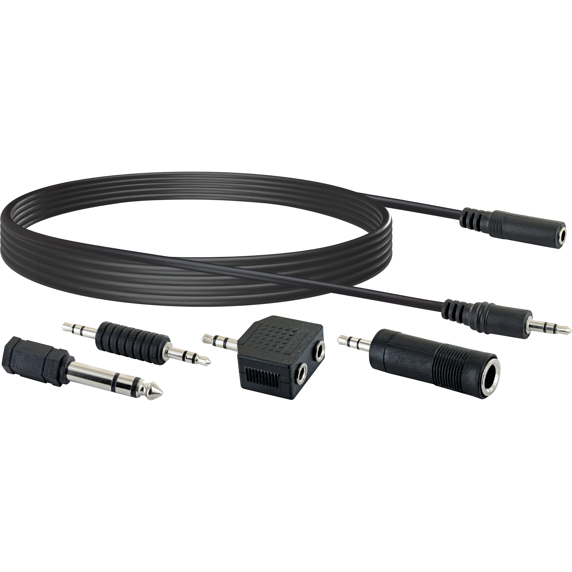 Audio-Adapter-Set 2,5 m schwarz