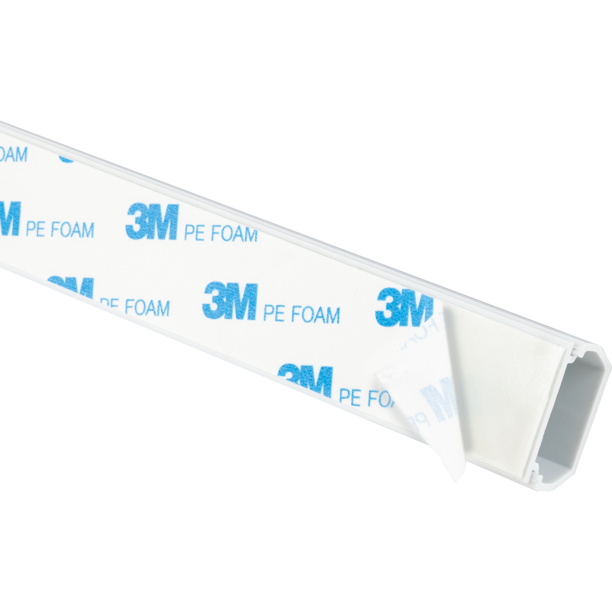 Kabelkanal weiß 1000 x 25,5 x 12,5 mm 3 Stück