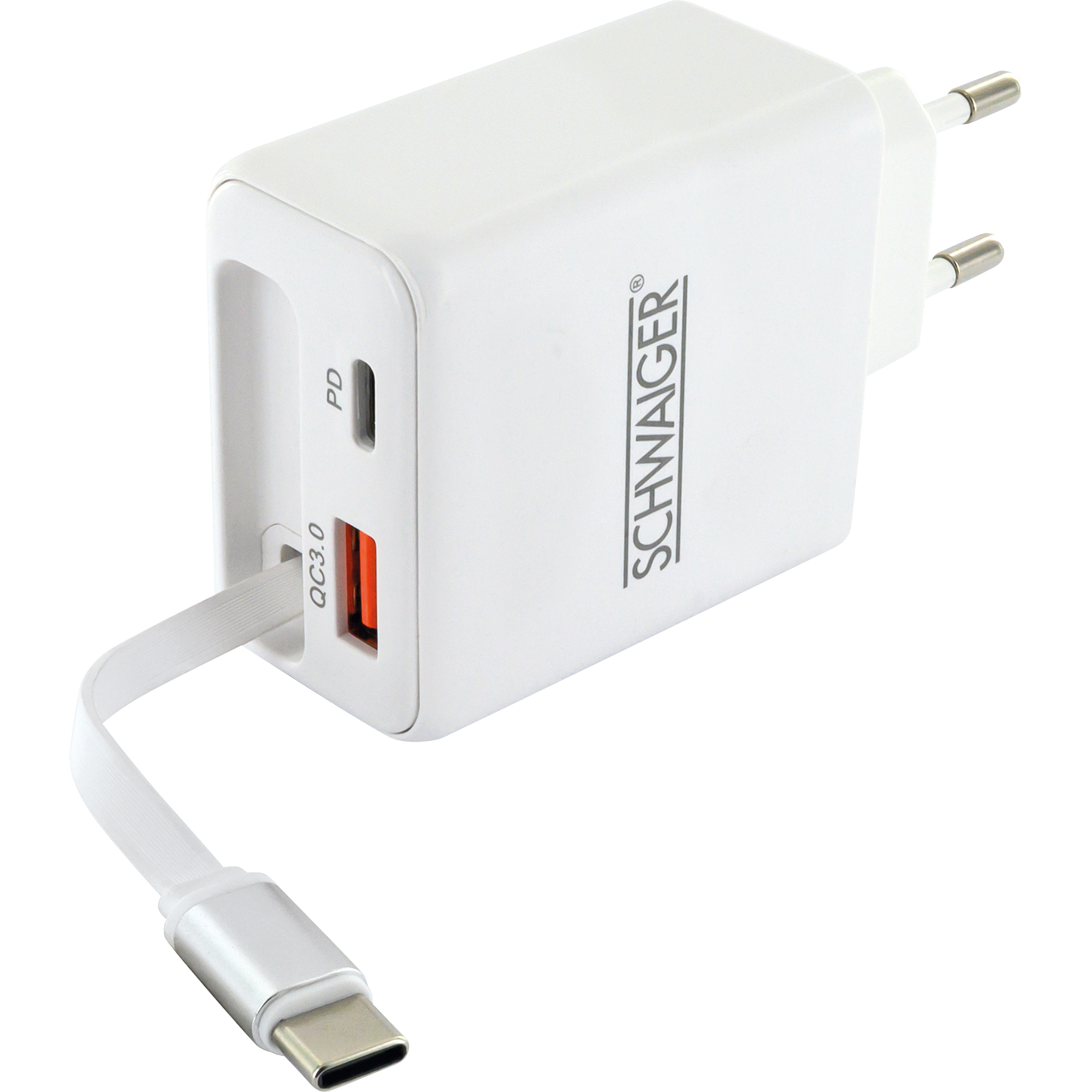 Ladeadapter USB A+C 30 W