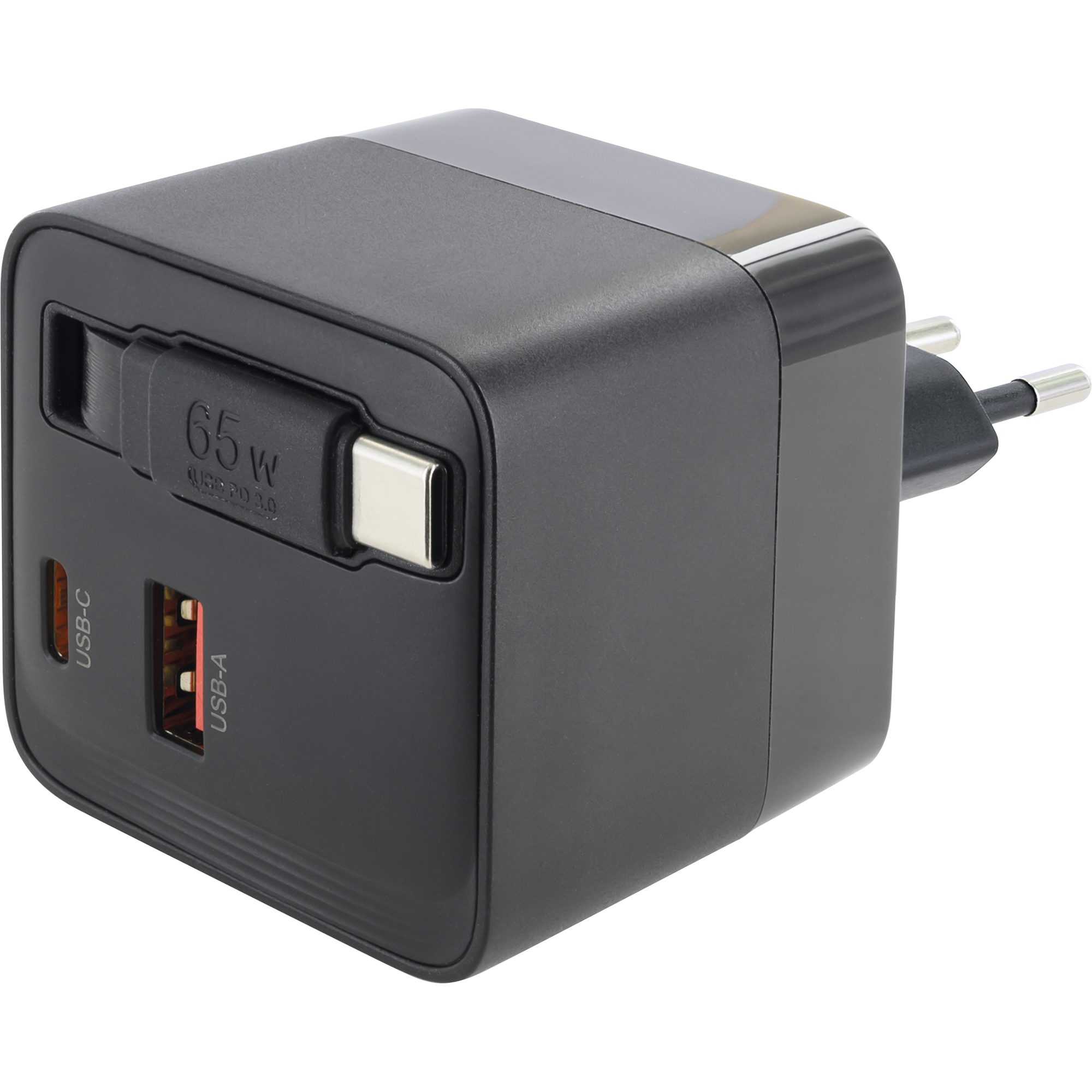 Ladeadapter 'LADR2165' schwarz 65 W