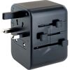 Reiseadapter universal USB-C/USB-A schwarz