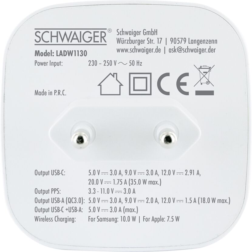 Ladeadapter wireless 30 W